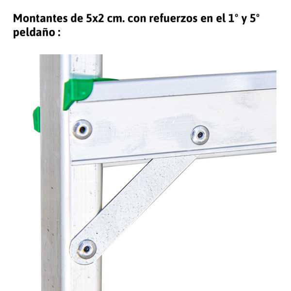Escalera doméstica 5 peldaños ES-DOM5 ESCALIBUR