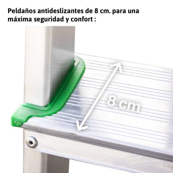 Escalera doméstica 6 peldaños ES-DOM6 ESCALIBUR