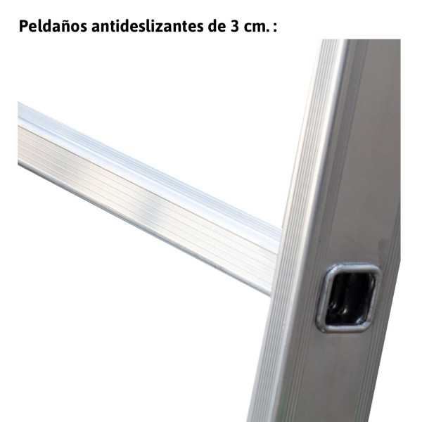 Escalera simple 1 tramo 8 peldaños ES-SIMPLE8 ESCALIBUR