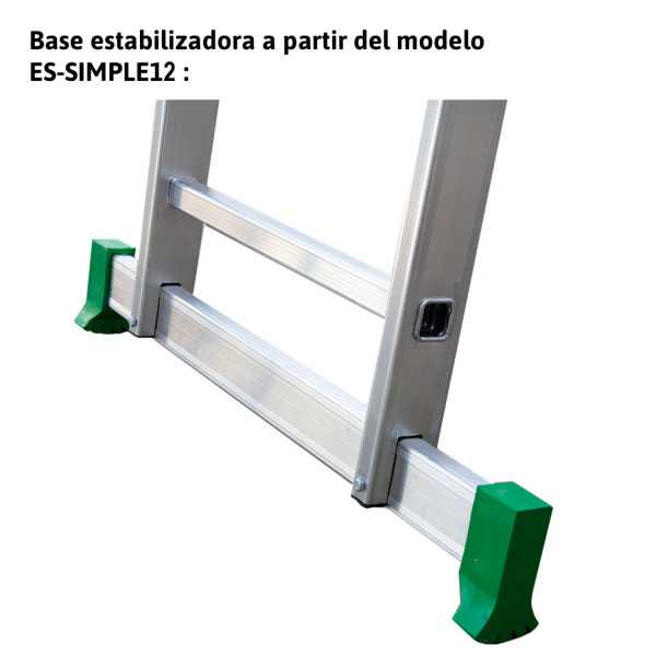 Escalera simple 1 tramo 17 peldaños ES-SIMPLE17 ESCALIBUR
