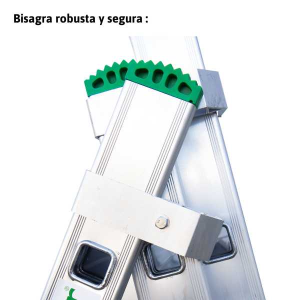 Escalera 3 tramos con base 7 peldaños ES-TRIPLE7 ESCALIBUR