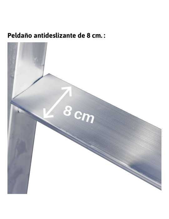 Escalera almacén 6 peldaños ES-SM150 ESCALIBUR