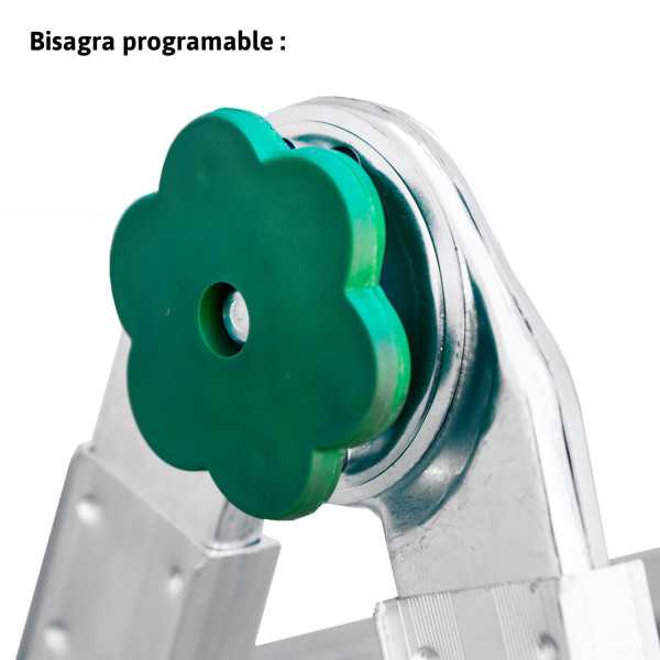 Escalera telescópica de aluminio 5x4 ES-TELE5X4 ESCALIBUR