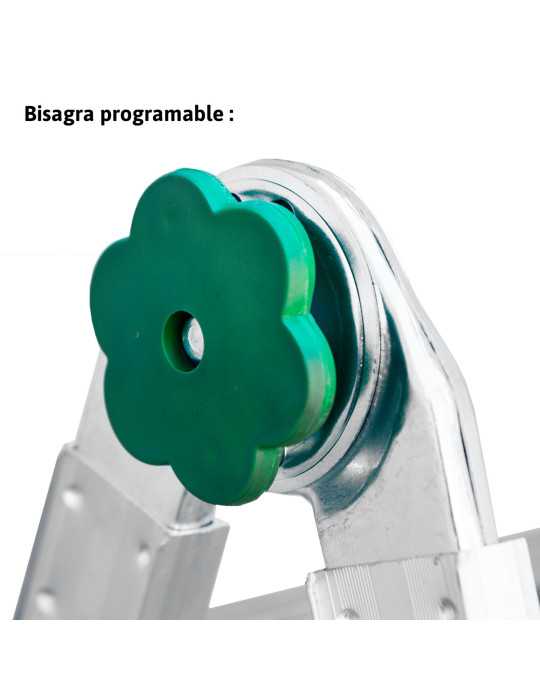 Escalera telescópica de aluminio 5x4 ES-TELE5X4 ESCALIBUR