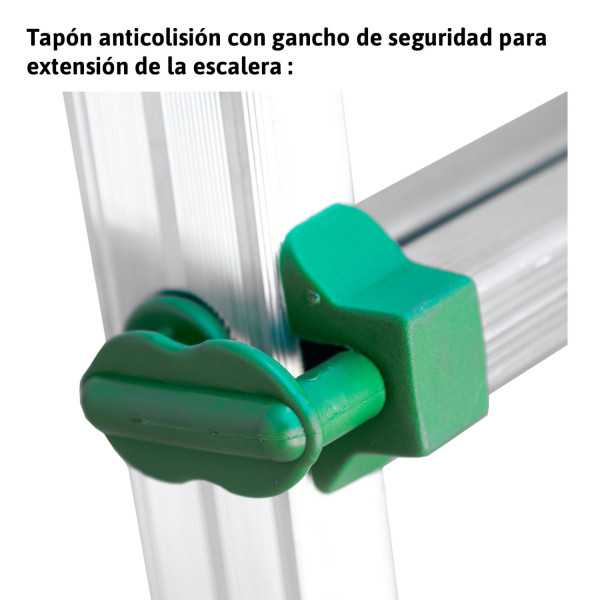 Escalera telescópica de aluminio 5x4 ES-TELE5X4 ESCALIBUR