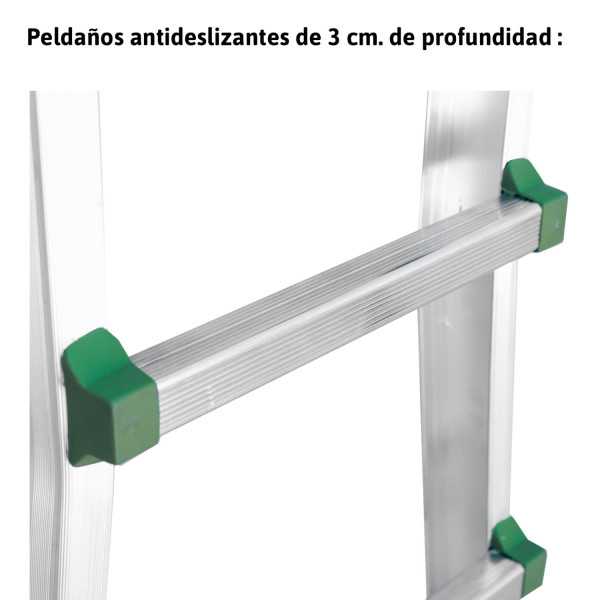 Escalera telescópica de aluminio 5x4 ES-TELE5X4 ESCALIBUR