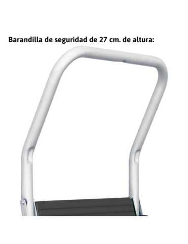 Taburete acero 2 peldaños ES-TAB-2 ESCALIBUR 2