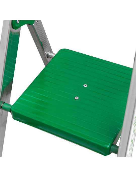 Escalera de tijera con peldaños de 13 cm. con 4 peldaños ES-CONF4 ESCALIBUR