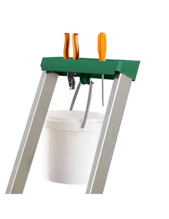 Escalera de tijera con peldaños de 13 cm. con 4 peldaños ES-CONF4 ESCALIBUR