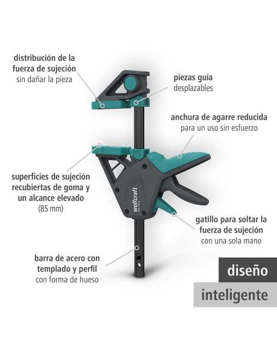 Sargento Monomanual Pro 300 mm WOLFCRAFT