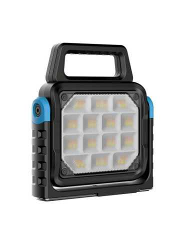 Foco LED Profesional de Trabajo FP-40, Recargable, 4CCT, 60 W, 6500 lm, 8000 mAh, 224 x 53 x 245 mm KOMA TOOLS 2