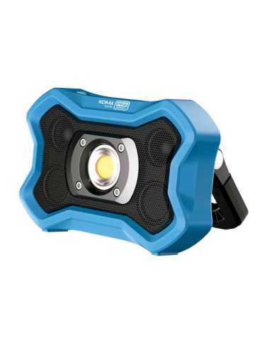 Foco LED Profesional de Trabajo FP-20 Recargable con Altavoz BT, 20 W, 2000 lm, 8000 mAh, 212 x 65 x 138 mm KOMA TOOLS