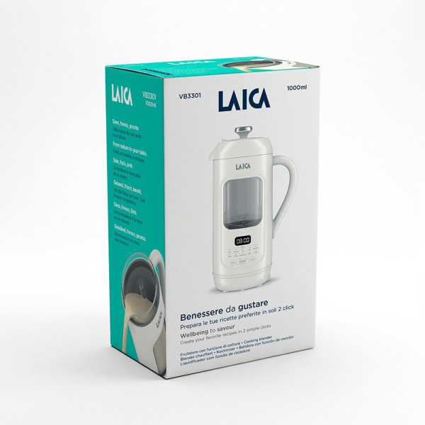 Batidora Multifunción con Cocción, Blanca, 1 l LAICA