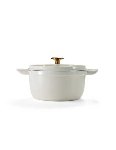Olla de Hierro Fundido Esmaltado con Tapa, Latte, 26 cm / 5,6 l TRAMONTINA 2
