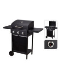 Barbacoa de Gas de 3 Fuegos, 139 x 56,5 x 106 cm VAGGAN