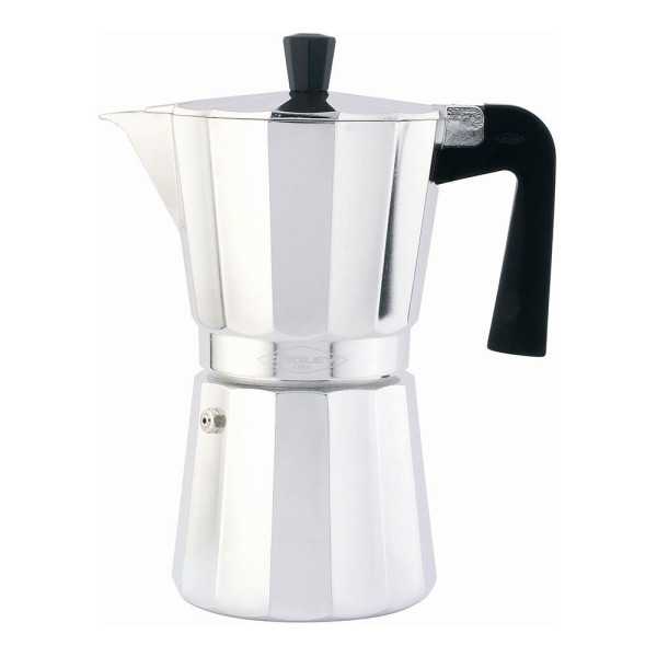 Cafetera Exprés New Vitro de Aluminio No Apta para Inducción, 6 Tazas OROLEY
