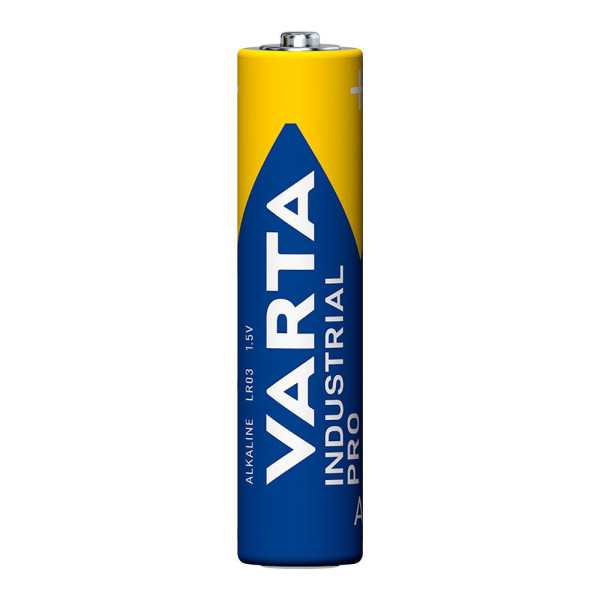 Pila Alcalina Industrial Pro AAA - LR03 1,5V Oem Ø10,5 x 44,5 mm, Caja 500 uds VARTA