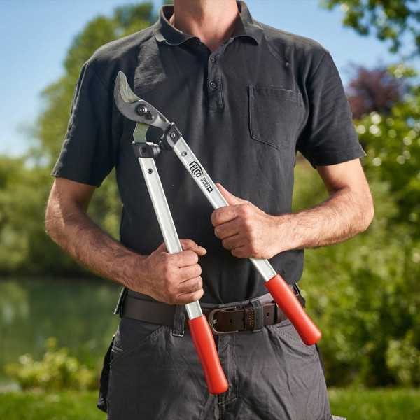 Tijera de Poda de Dos Manos, Modelo 211-60, tipo Bypass, Capacidad de Corte Hasta Ø35 mm FELCO