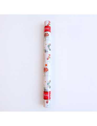 Rollo de Hule Mantel con Diseño Navideño, 1,40 x 25 m EXMA