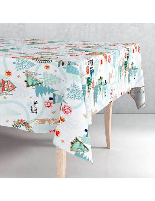 Rollo de Hule Mantel con Diseño Navideño, 1,40 x 25 m EXMA