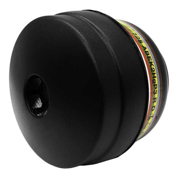 Filtro para Máscara de Protección ABEK2HgP3 R, Reutilizable, Modelo 725, Rosca RD40 CLIMAX
