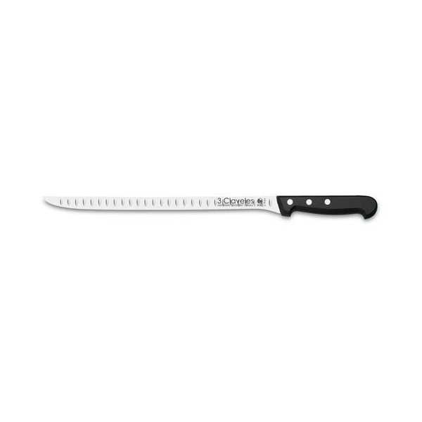 Cuchillo Jamon Alveolado 24 cm 947 [LOTE DE 2 Unidades] 3 CLAVELES