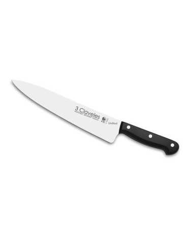 Cuchillo Cocinero 25 cm UNIBLOCK1163 [LOTE DE 2 Unidades] 3 CLAVELES