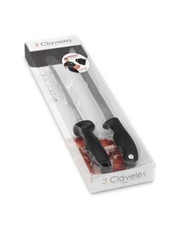 Set Cuchillo Jamonero Evo+chaira 1721 [LOTE DE 2 Unidades] 3 CLAVELES