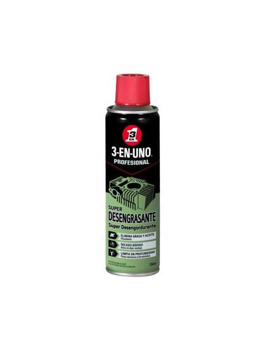 Desengrasante 250ML 34473 [LOTE DE 4 Unidades] 3 EN 1