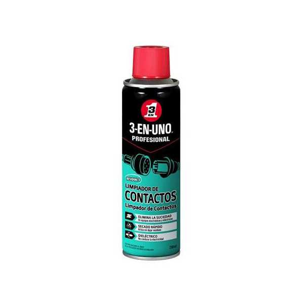 Limpia Contactos Profesional 250 ml 34474 [LOTE DE 4 Unidades] 3 EN 1