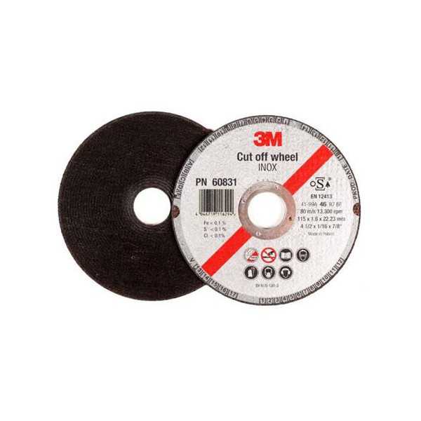 Disco Corte T42 125X3.2X1.6 mm 64335 [LOTE DE 18 Unidades] 3M
