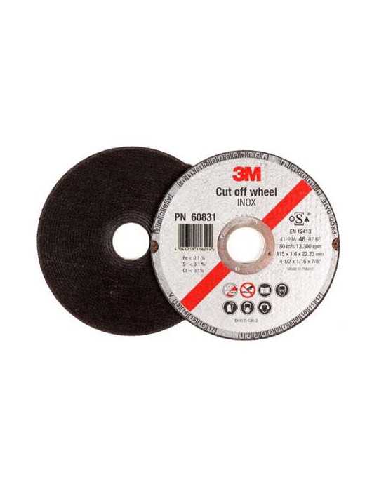 Disco Corte T42 125X3.2X1.6 mm 64335 [LOTE DE 18 Unidades] 3M