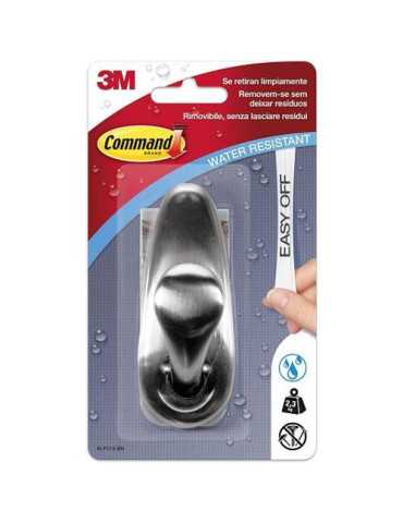 Gancho Command Niquel Grande FC13-BN [LOTE DE 4 Unidades] 3M