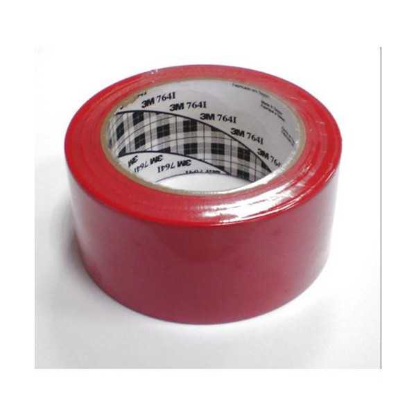 Rollo Cinta Vinilo Roja 50X33 mm 764IR50 [LOTE DE 4 Unidades] 3M