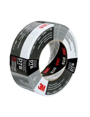 Cinta Americana Multiuso DT8 Plata 48MMX55MX0.2MM [LOTE DE 2 Unidades] 3M