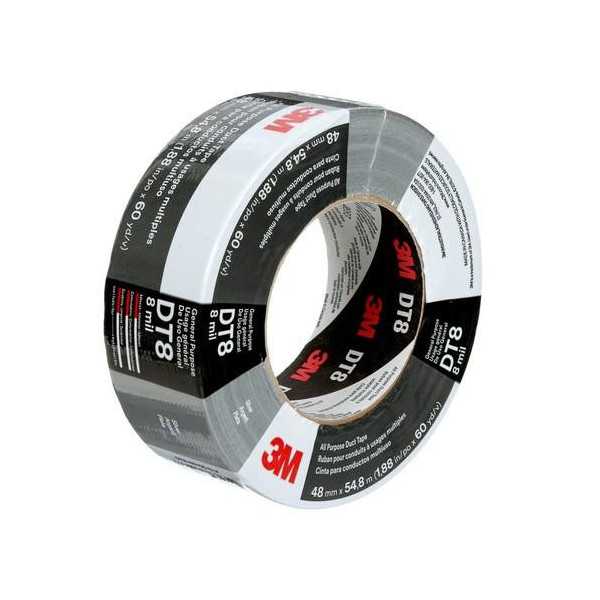 Cinta Americana Multiuso DT8 Plata 48MMX55MX0.2MM [LOTE DE 2 Unidades] 3M