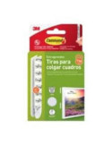 Tiras Cualga Cuadros Pequeñas Blancas COMMAND [LOTE DE 6 Unidades] 3M