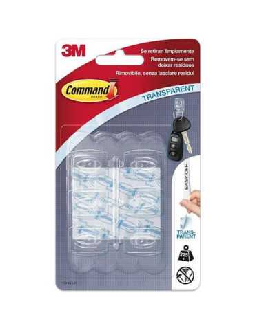 Mini Ganchos Command 6 Unidades + 8 Tiras 17006CLR COMMAND [LOTE DE 6 Unidades] 3M
