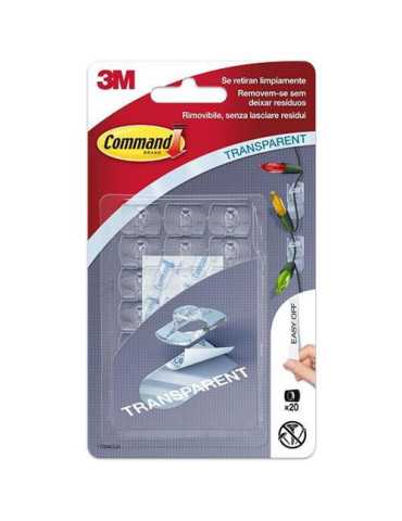 Mini Clips Decoracion con Tiras 17026CLR COMMAND [LOTE DE 10 Unidades] 3M