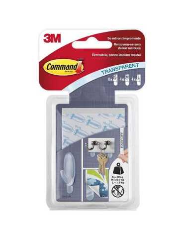 Tiras Command Surtidas Transparentes 17200CLR COMMAND [LOTE DE 6 Unidades] 3M