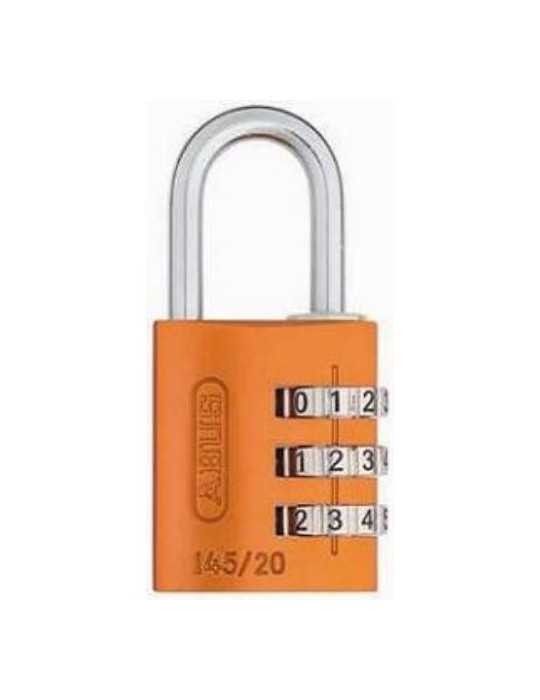Candado Combinación Naranja 20 mm 145/20 [LOTE DE 4 Unidades] ABUS