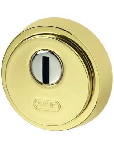 Escudo Seguridad Latón RHZS 222 PB Ek [LOTE DE 2 Unidades] ABUS