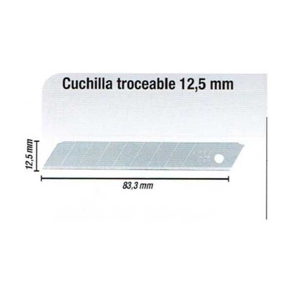 Recambio Hojas Cutter MT-1 12.5 mm (Juego 10) [LOTE DE 4 Unidades] AGHASA TURIS