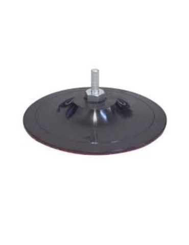 Base Lijadora Velcro con Espiga D.125 EDPDV125 [LOTE DE 4 Unidades] AGHASA TURIS