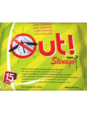 Toallitas Antimosquitos 15 Ud 168 [LOTE DE 16 Unidades] ALAMPAT