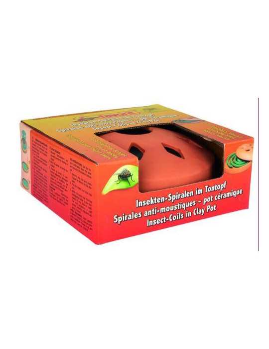 Contenedor Espirales Antimosquitos Terracota 1289 [LOTE DE 4 Unidades] ALAMPAT