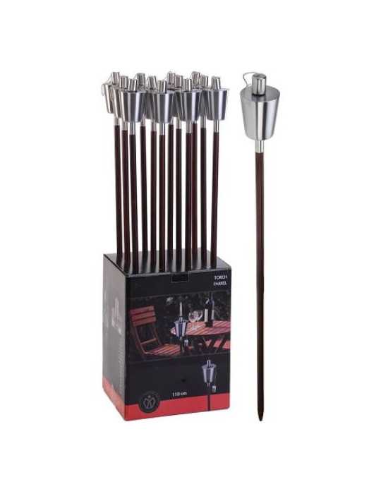 Antorchas Inoxi. 115CM Depósito 9X16CM 690 [LOTE DE 2 Unidades] ALAMPAT
