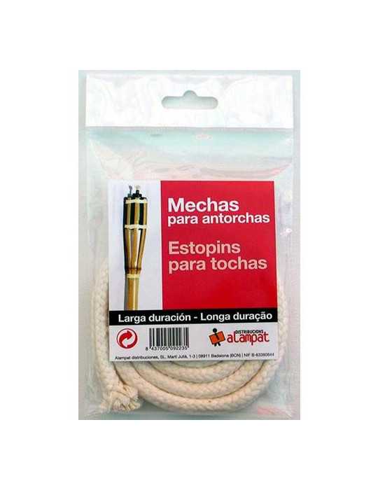 Mecha para Antorchas 6MM. X1M 330 [LOTE DE 16 Unidades] ALAMPAT