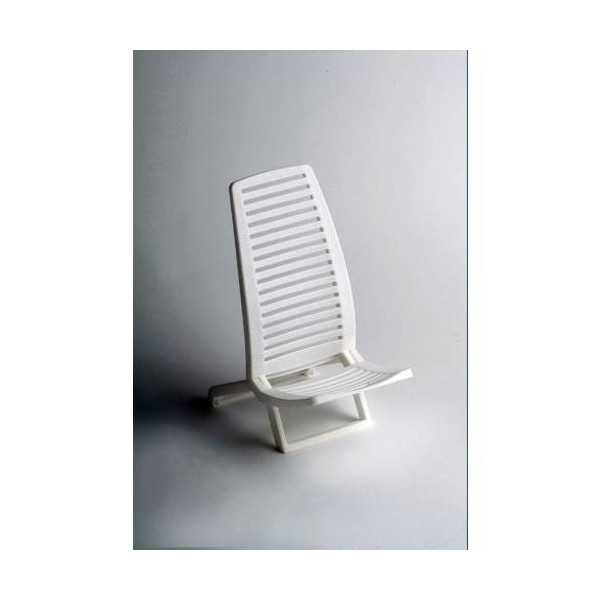 Silla Playa Propileno Blanca 600-0021 [LOTE DE 2 Unidades] ALCO