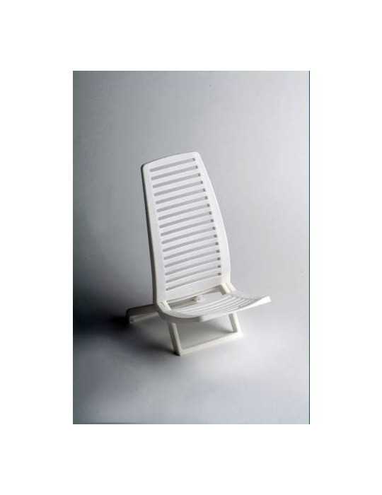 Silla Playa Propileno Blanca 600-0021 [LOTE DE 2 Unidades] ALCO